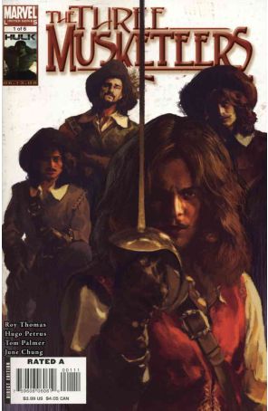 Marvel Illustrated: The Three Musketeers 1 published by Marvel with cover art by Gerald Parel