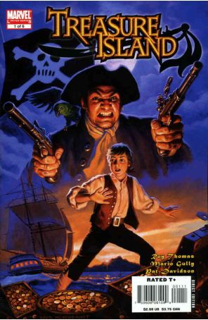 Marvel Illustrated: Treasure Island 1 published by Marvel with cover art by Greg Hildebrandt