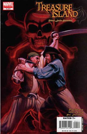 Marvel Illustrated: Treasure Island 4 published by Marvel with cover art by Greg Hildebrandt