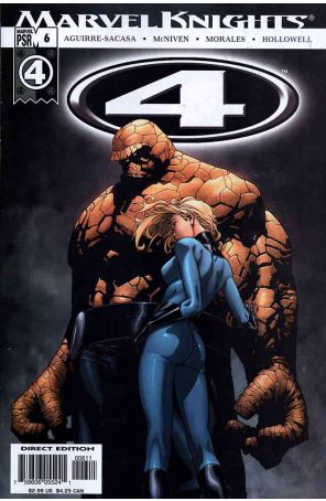 Marvel Knights 4 6 published by Marvel with cover art by Steve McNiven