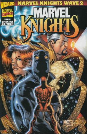 Marvel Knights Wave 2 Sketchbook 1 published by Marvel with cover art by Joe Quesada
