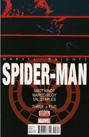 Marvel Knights: Spider-Man (2nd Series) 3 published by Marvel with cover art by Marco Rudy