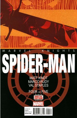 Marvel Knights: Spider-Man (2nd Series) 4 published by Marvel with cover art by Marco Rudy