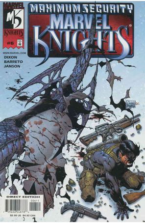 Marvel Knights 6 published by Marvel with cover art by Joe Quesada