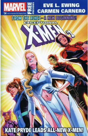Marvel Previews (6th series) 34 published by Marvel with cover art by Carmen Nunez Carnero
