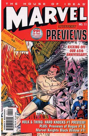 Marvel Previews 11 published by Marvel