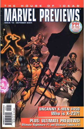 Marvel Previews 12 published by Marvel