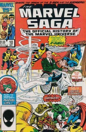 Marvel Saga 10 published by Marvel with cover art by Keith Pollard