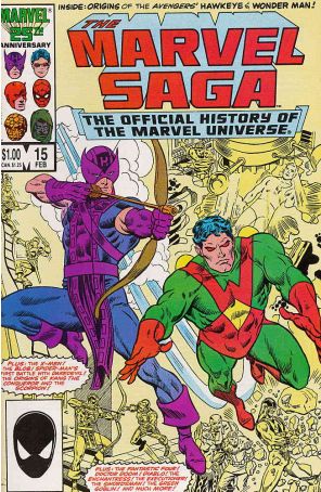 Marvel Saga 15 published by Marvel with cover art by Keith Pollard