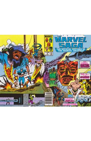Marvel Saga 3 (Newsstand) published by Marvel with cover art by Ron Frenz