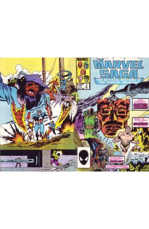 Marvel Saga 3 published by Marvel with cover art by Ron Frenz