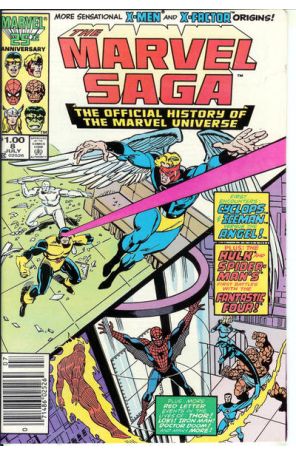 Marvel Saga 8 (Newsstand) published by Marvel with cover art by Ron Frenz and Klaus Janson