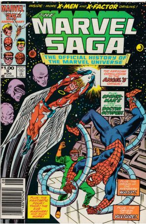 Marvel Saga 9 (Newsstand) published by Marvel with cover art by Keith Pollard