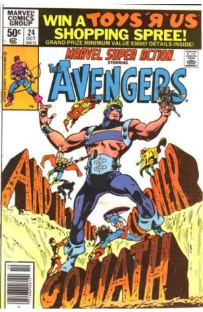Marvel Super Action 24 (Newsstand) published by Marvel with cover art by Gene Colan