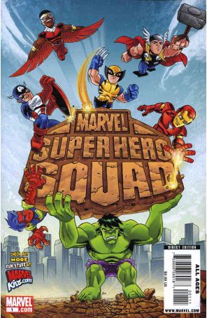 Marvel Super Hero Squad 1 published by Marvel with cover art by Marcelo Dichiara