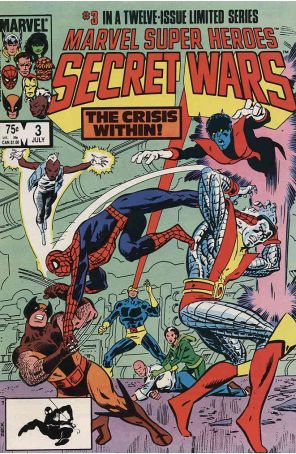 Marvel Super Heroes Secret Wars 3 published by Marvel with cover art by Mike Zeck