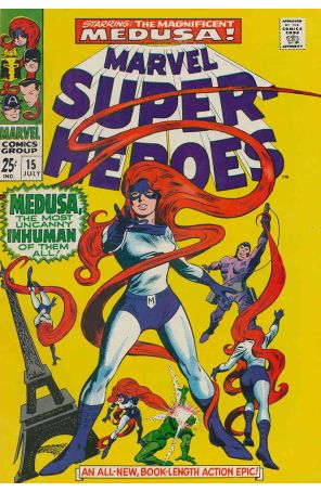 Marvel Super-Heroes (Vol. 1) 15 published by Marvel with cover art by Gene Colan