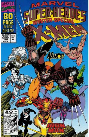 Marvel Super-Heroes (Vol. 2) 8 published by Marvel with cover art by Erik Larsen