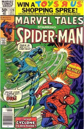 Marvel Tales (2nd Series) 120 (Newsstand) published by Marvel with cover art by Gil Kane