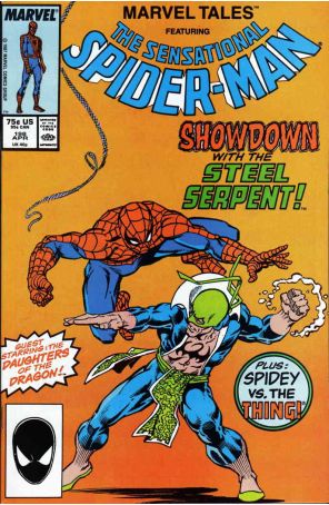 Marvel Tales (2nd Series) 198 published by Marvel with cover art by Mark D. Bright