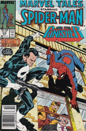 Marvel Tales (2nd Series) 216 (Newsstand) published by Marvel with cover art by Mike Zeck