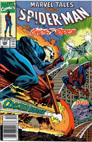 Marvel Tales (2nd Series) 256 (Newsstand) published by Marvel with cover art by Dwayne Turner