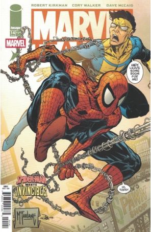 Marvel Team-Up (3rd Series) 14D published by Image with cover art by Todd McFarlane and Dave McCaig