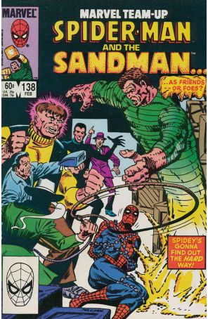 Marvel Team-Up 138 published by Marvel with cover art by Al Milgrom