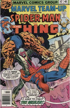 Marvel Team-Up 47 published by Marvel with cover art by Gil Kane
