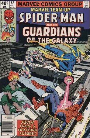 Marvel Team-Up 86 (Newsstand) published by Marvel with cover art by Bob McLeod