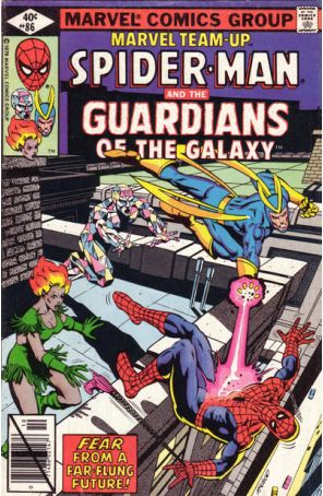 Marvel Team-Up 86 published by Marvel with cover art by Bob McLeod