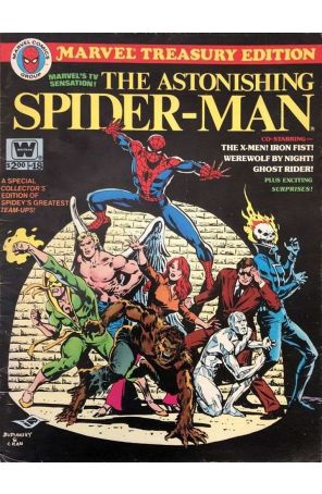 Marvel Treasury Edition 18A published by Marvel with cover art by Bob Budiansky
