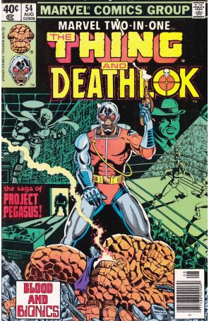 Marvel Two-In-One 54 (Newsstand) published by Marvel with cover art by George Pérez