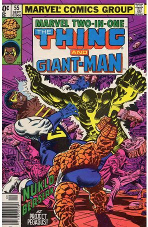Marvel Two-In-One 55 (Newsstand) published by Marvel with cover art by George Pérez