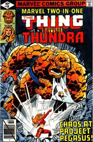 Marvel Two-In-One 56 published by Marvel with cover art by John Byrne
