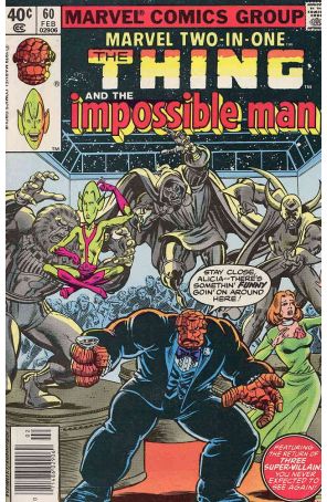 Marvel Two-In-One 60 (Newsstand) published by Marvel with cover art by Bob Budiansky