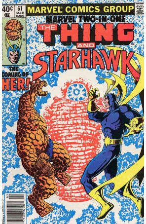 Marvel Two-In-One 61 (Newsstand) published by Marvel with cover art by George Pérez