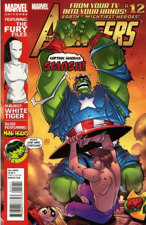 Marvel Universe Avengers Earth's Mightiest Heroes 12 published by Marvel with cover art by Khoi Pham