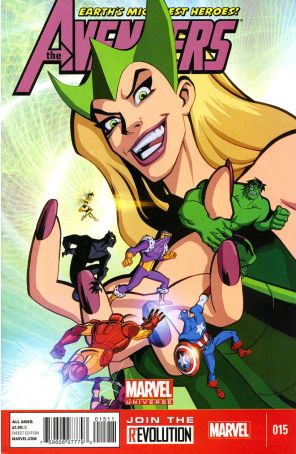 Marvel Universe Avengers Earth's Mightiest Heroes 15 published by Marvel with cover art by Christopher Jones