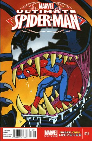 Marvel Universe Ultimate Spider-Man 16 published by Marvel with cover art by Ty Templeton