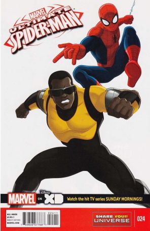 Marvel Universe Ultimate Spider-Man 24 published by Marvel with cover art by Ty Templeton