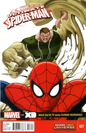 Marvel Universe Ultimate Spider-Man 27 published by Marvel with cover art by Ty Templeton