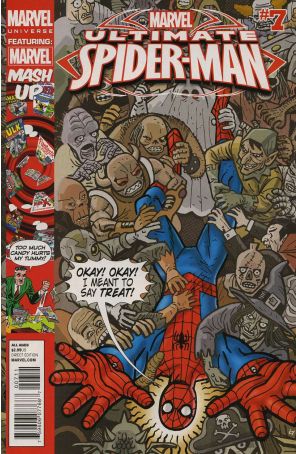 Marvel Universe Ultimate Spider-Man 7 published by Marvel with cover art by Ty Templeton