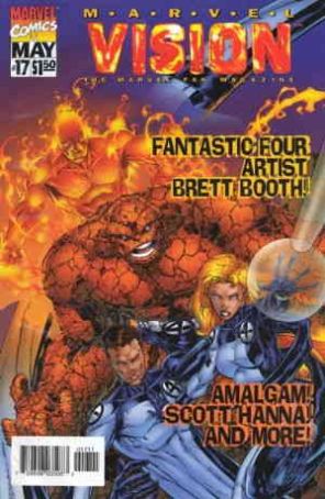 Marvel Vision 17 published by Marvel with cover art by Brett Booth