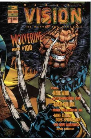 Marvel Vision 2 published by Marvel with cover art by Dale Eaglesham