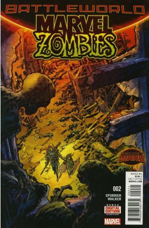 Marvel Zombies (2nd Series) 2 published by Marvel with cover art by Kev Walker