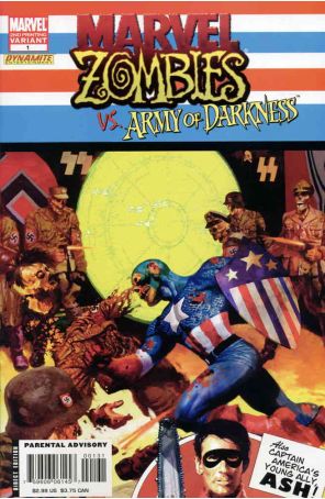 Marvel Zombies/Army of Darkness 1 (2nd) published by Marvel with cover art by Arthur Suydam