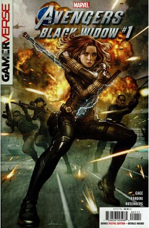 Marvel's Avengers: Black Widow 1 published by Marvel with cover art by Stonehouse