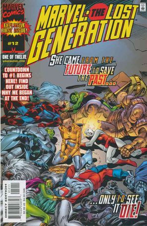 Marvel: The Lost Generation 12 published by Marvel with cover art by John Byrne