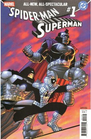 Marvel/DC: Spider-Man/Superman 1P published by Marvel with cover art by Frank Miller